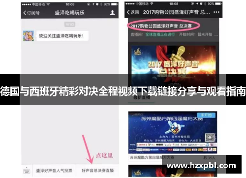 德国与西班牙精彩对决全程视频下载链接分享与观看指南